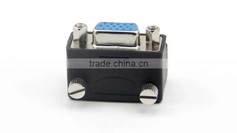 Hot sale angle 90 degree VGA adapter male to female