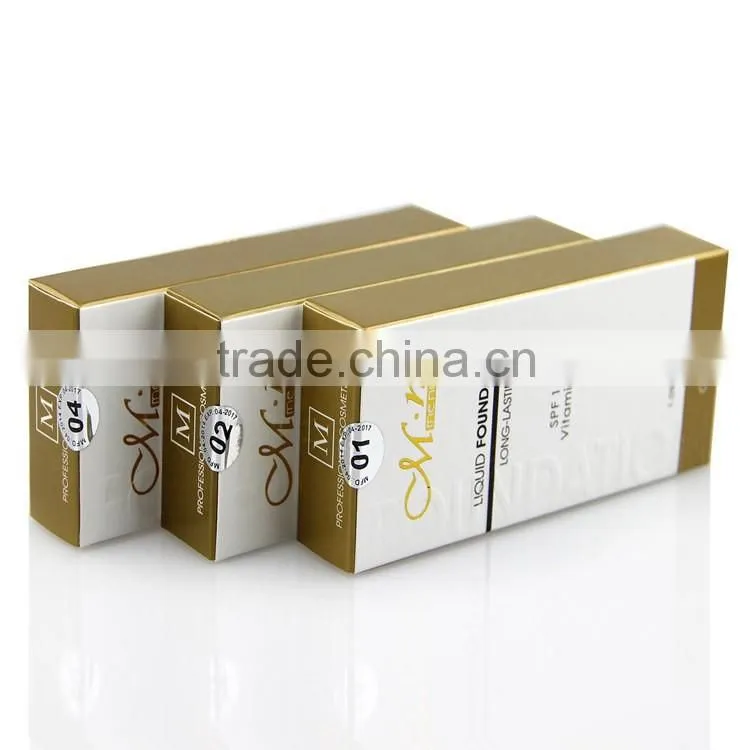 Menow Foundation 30ML SPF 15 with VE Natural Smooth face makeup BB cream waterproof concealer base makeup