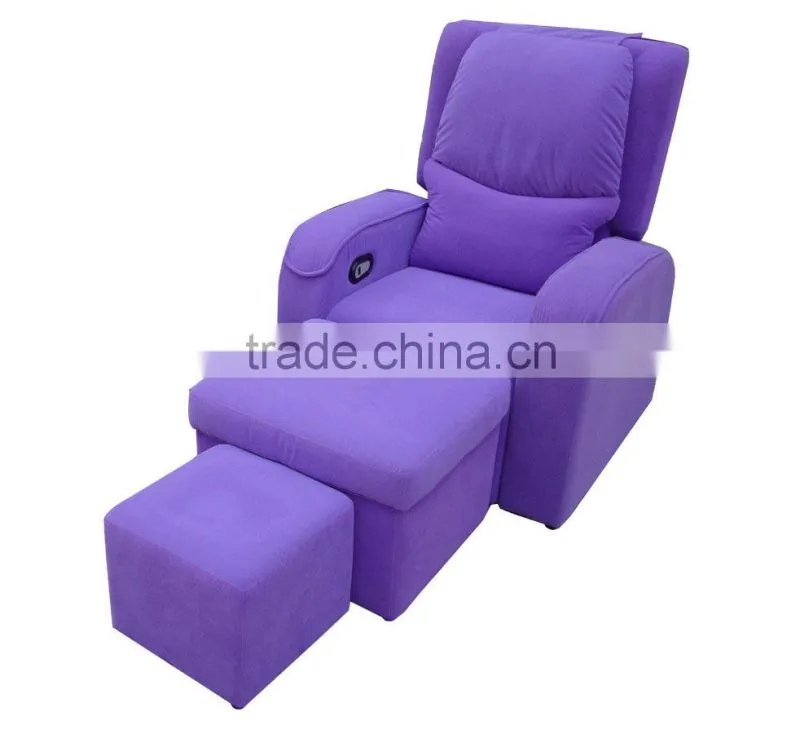 salon cheap pedicure foot frabric recliner massage chair
