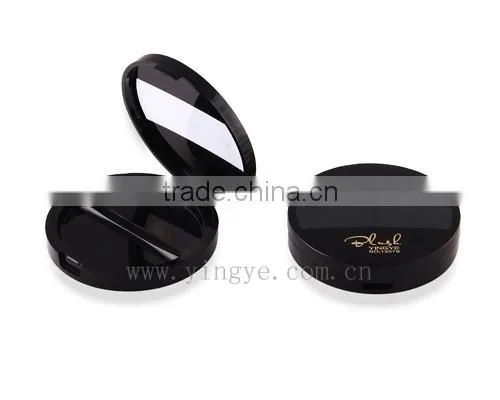 Two color empty waterproof stamping compact powder case