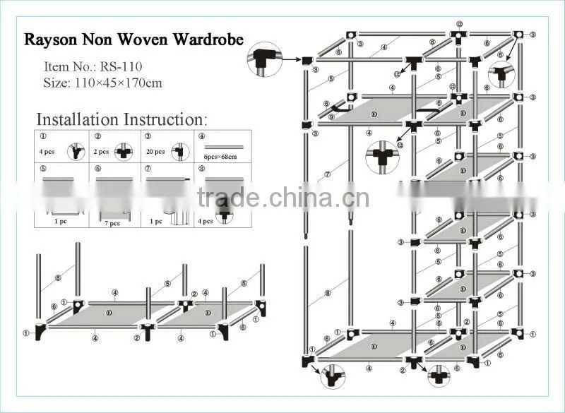 DIY wardrobe closet