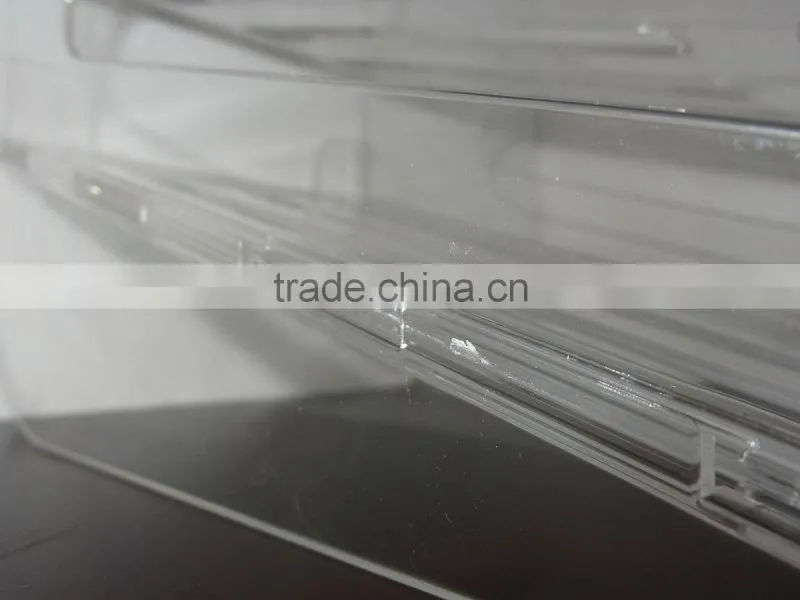 2-layer plastic storage rack / plastic shelf