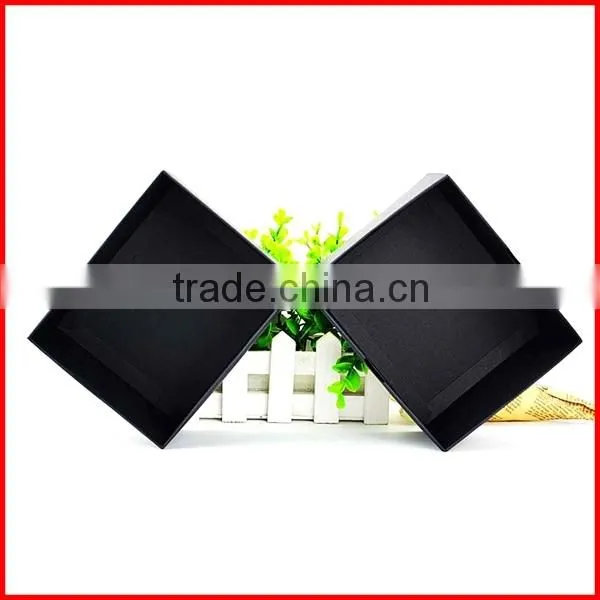 Printing Logo Custom Black Paper Hat Box Packing Wholesale