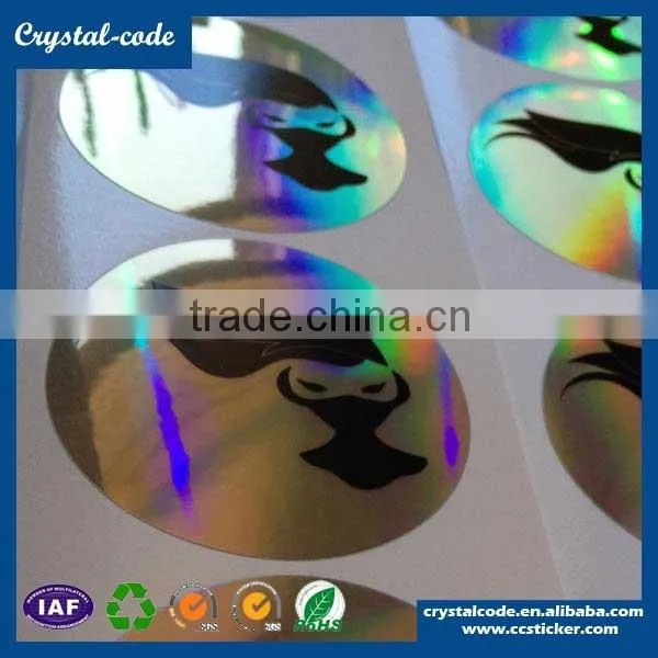 Customized warranty flash antifake hologram sticker