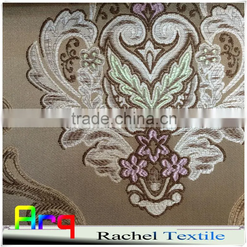 New classic jacquard high class star hotel bed sets, bedspread matching curtain, pillow fabric