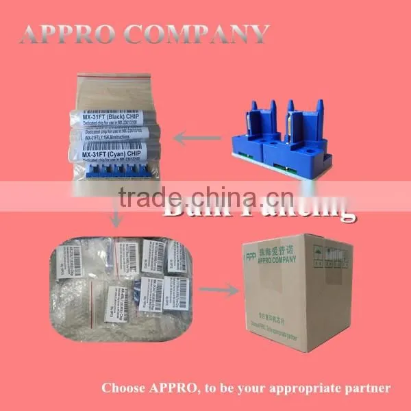 Compatible New Toner chip MX40 for sharp MX-C310 MX-C311 MX-C312 MX-C400 MX-C401 MX-C402 toner cartridge