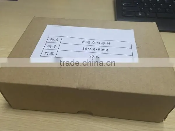 anti-counterfeit security paper bank passbook printing with magnetic stripe