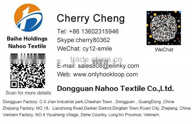 High quality elastic hook and loop tape, Eco-friendly elastic loop, Custom colorful elastic hook and loop tape
