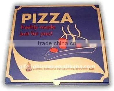 3- color/4-color printing pizza box/high quality best price pizza box