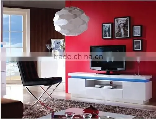 TV-2318 Mayfair Colour Effects White High Gloss TV Unit