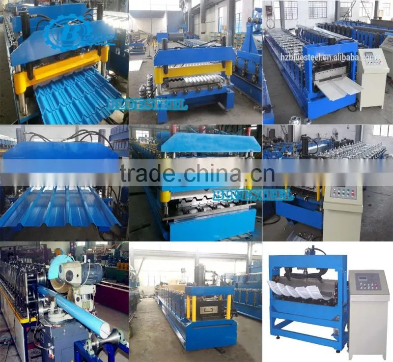 Galvanized Iron Corrugated Roof Sheet Roll Forming Machine/ Galvanized Steel Roof Panel Making Machine