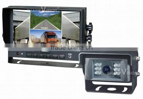 7 Inch Digital Color LCD Car Quad System