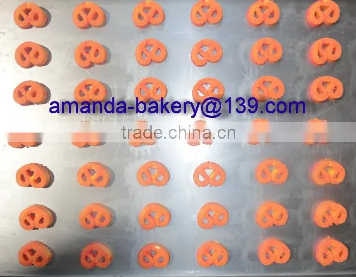 industrial cookie depositor machine tripple color cookie machine