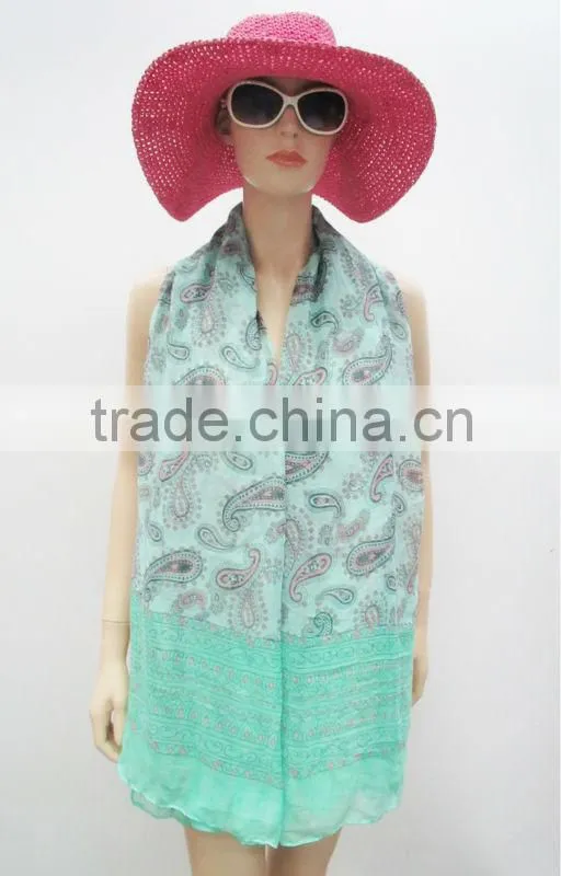 New styles fashion scarf shawl,2014 hot wholesale scarf,Light blue beach pareo