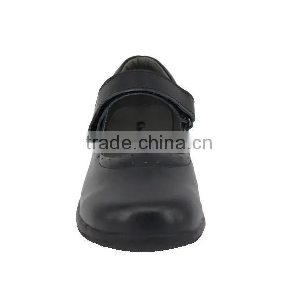 Guangzhou OEM Microfiber Leather No Brand School Shoes for Girls