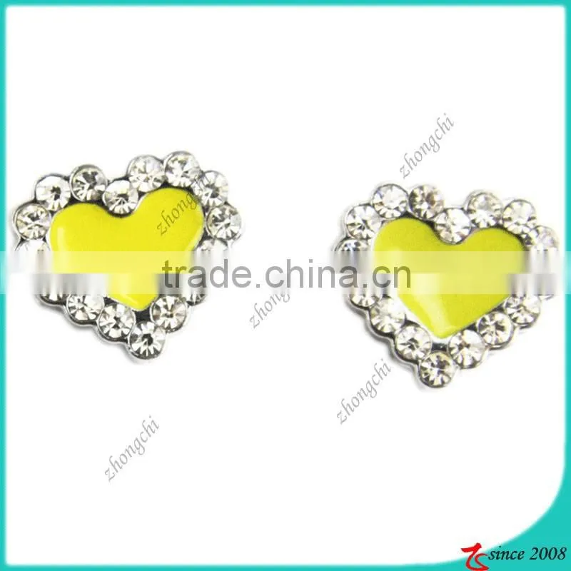 Metal Smile Face Slide Emoji Charm