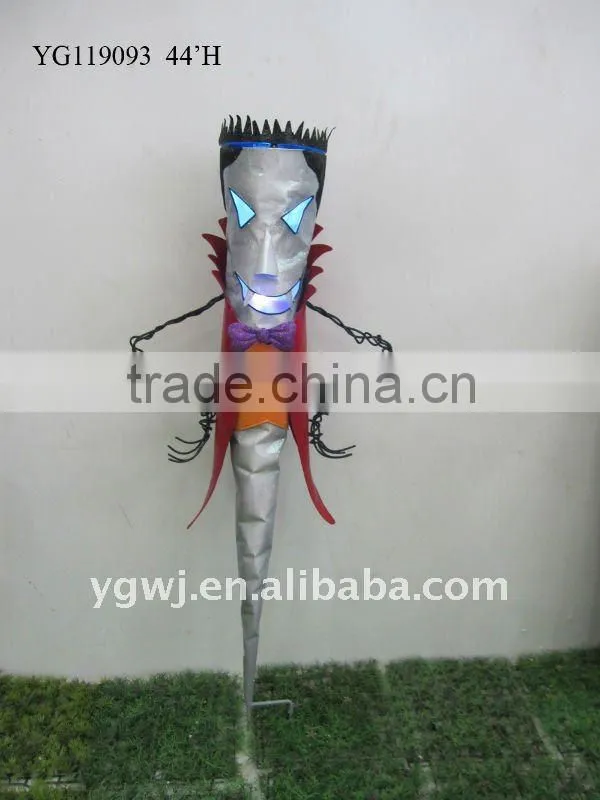 Metal Garden scarecrow stake halloween