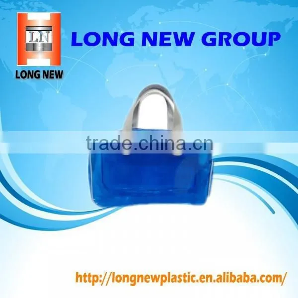 E health food File handbag cometic custom plastic makeup bag