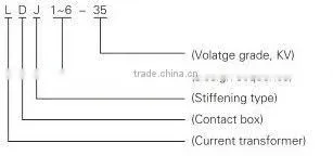 YUEQING GHORIT LDBJ9-35 CURRENT TRANSFORMER AND NECESSARY INSULATION