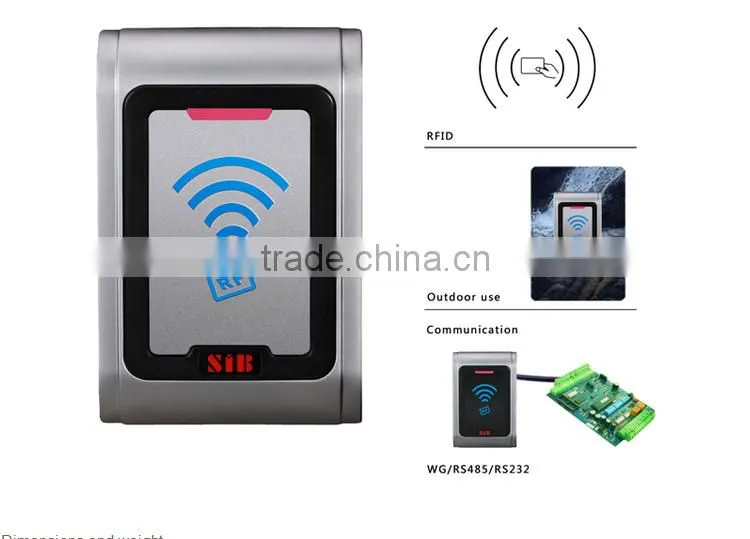 Waterproof standalone access control keypad OCS-RF005EM