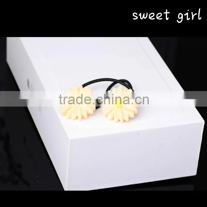 Square Crystal Ponytail Holder Rhinestone Elastic Hair Rope f23