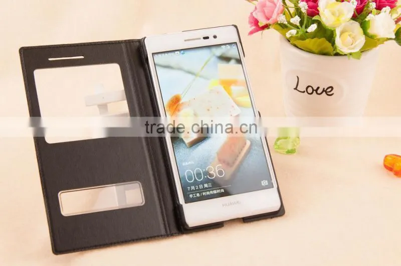 For Huawei Ascend P7 case,for huawei p7 case,for huawei p7 leather flip stand folio smart phone cover case