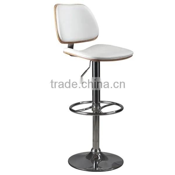 Hot Sale Acrofine Design Swivel High Bar Stools Wood Bar Stool with Back HY3024H