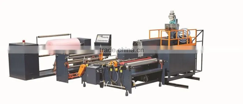China Supply ZTECH Air Bubble Machine with semi-auto rewinder
