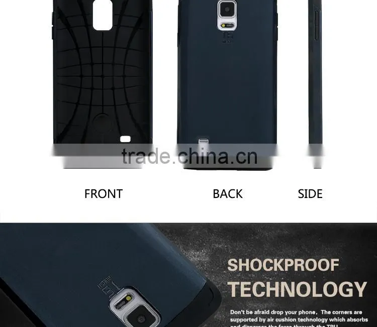 100% in stock!Slim Colorful Armor phone covers case for samsung galaxy note4,for samsung note 4 case