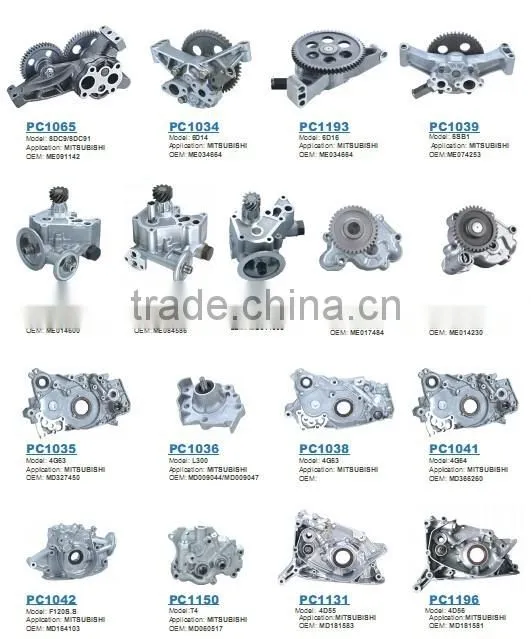 RF8 RG8 engine gear oil pump TBK quality for UD diesel heavy-duty CW52 CW536 truck