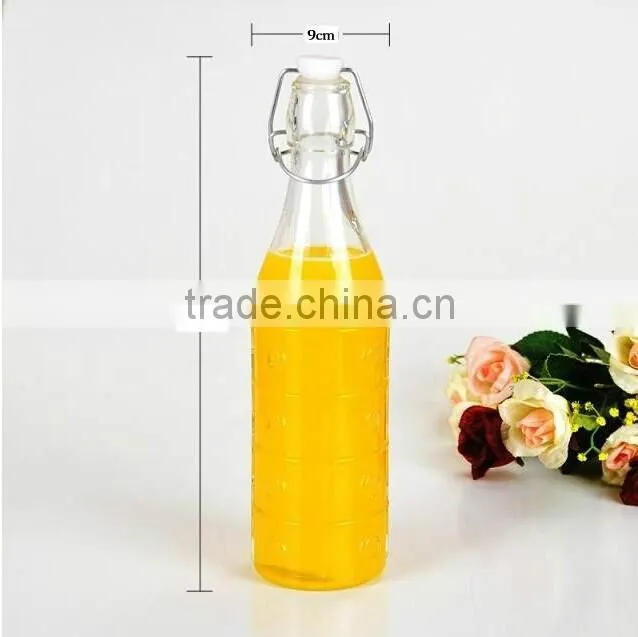 1000ml glass bottles with swing lid