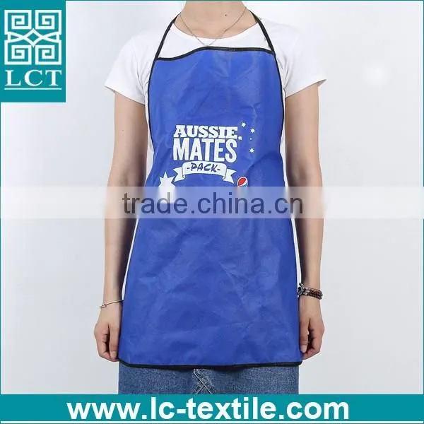 custom made print non-woven disposable apron for promotion