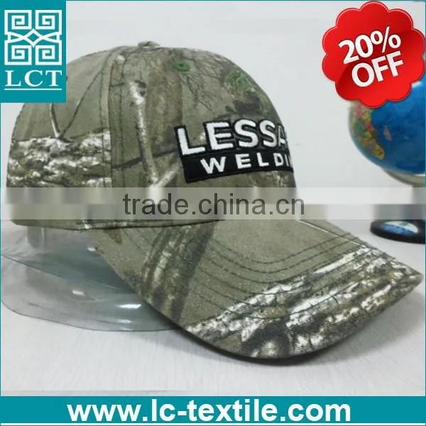 LCTN1850 Alibaba best sell camoufalge patterns custom embroidery camp cap