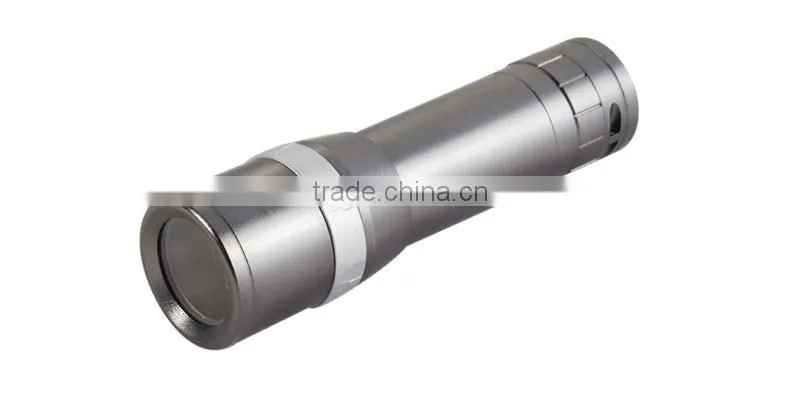 Aluminum high power led torch lighter powered by 3*AA batteries with high beam