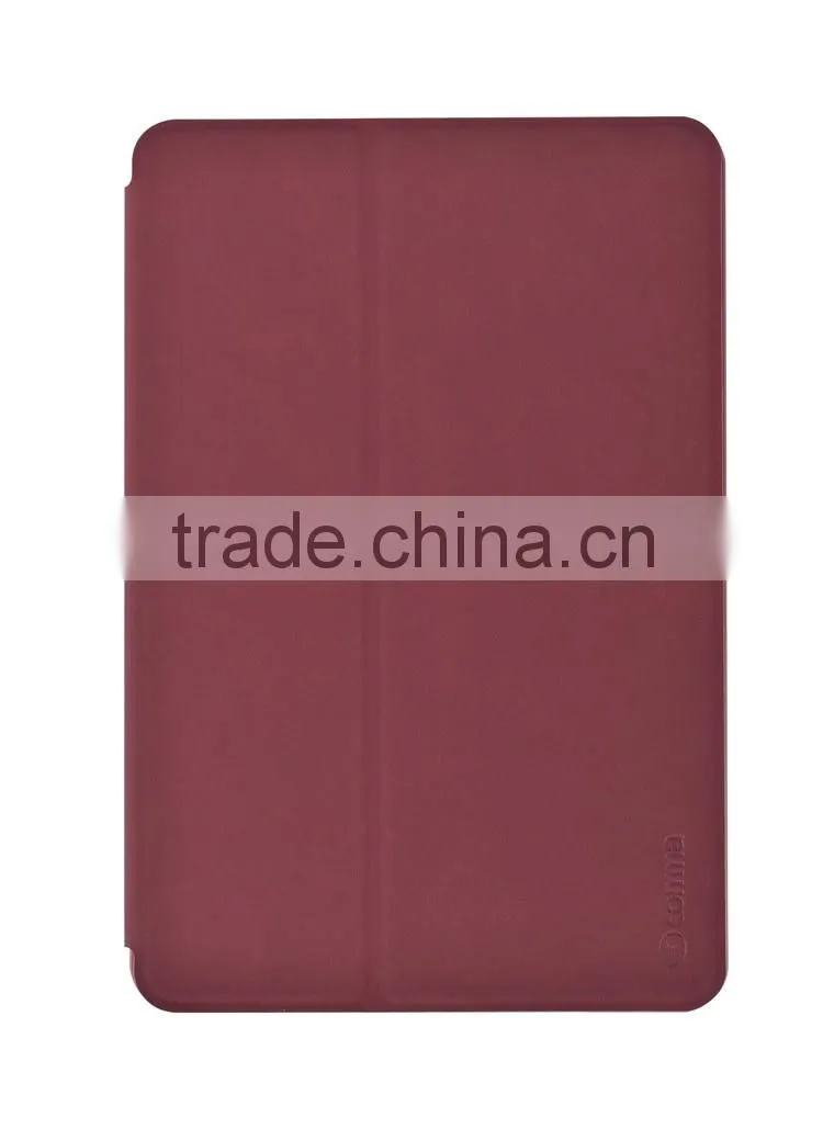 Shockproof PC Back Shell Smart Sleep Wake Stand Leather Case for iPad mini 4