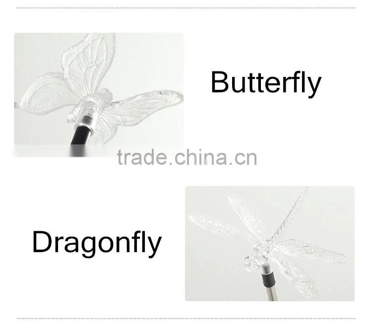 28.5ft Outdoor Decoration Dragonfly/Butterfly Shape Garden Solar Light