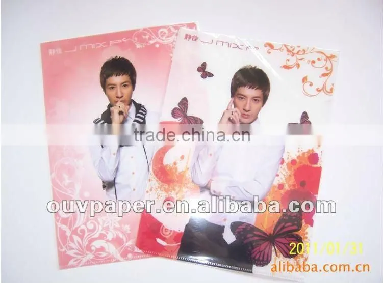 Clear L folder with PP