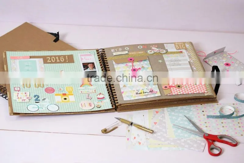2017 new style DIY scrapbook planner notebook