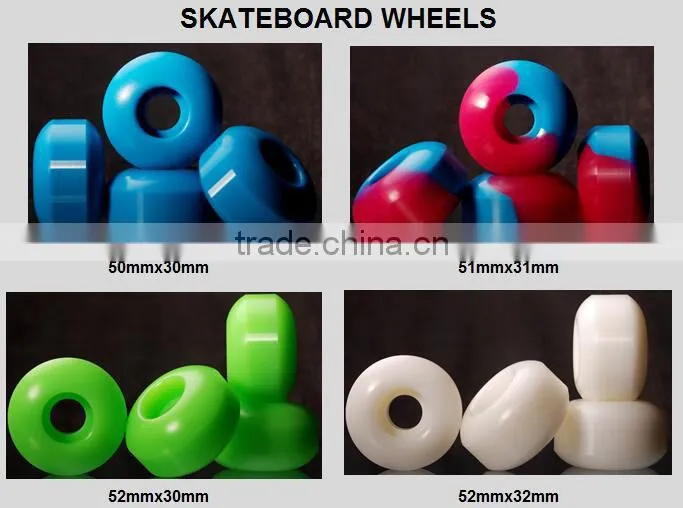 High quality 31x8 inches 7 ply 100% canadian maple short Skateboards maple wood skateboards