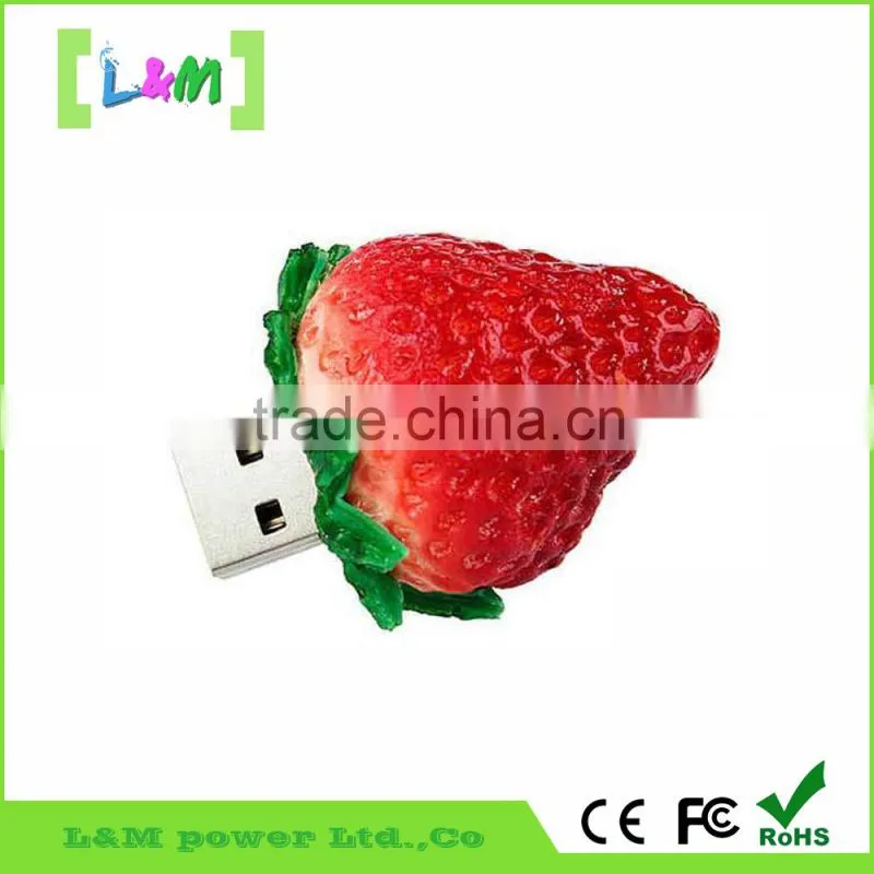 High quality Fruit shape PVC usb flash drive , Custom 2GB USB disk