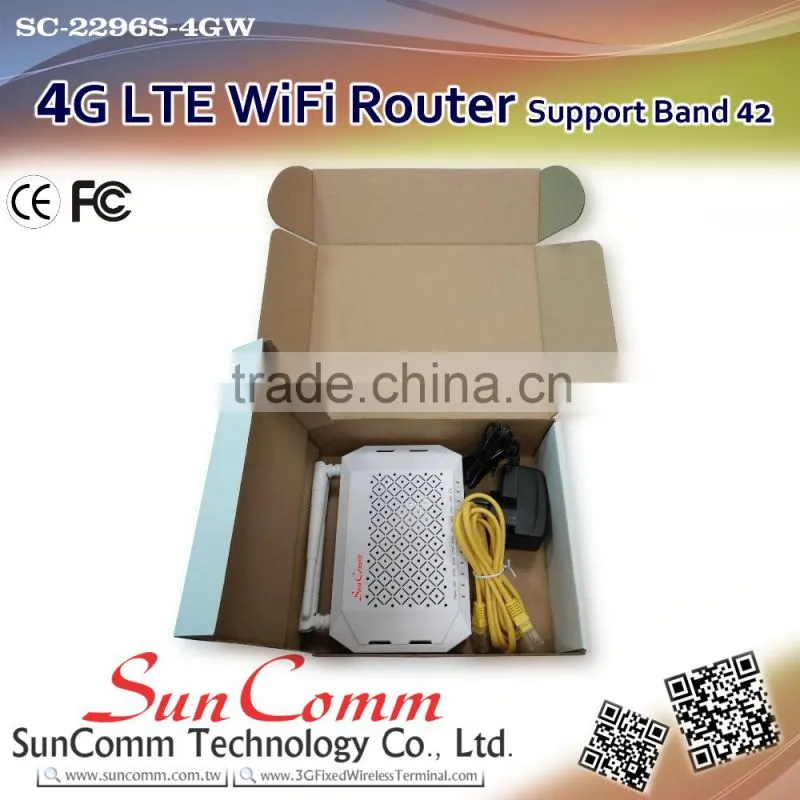 SC-2296S-4GW easier and faster 4G LTE WIFI Router with 4G SIM card Band 42