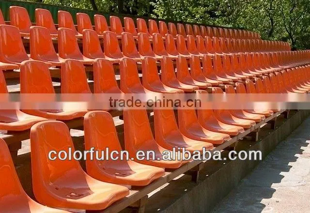 Red Plastic Stadium Seating Chairs Price(SQ-6013)