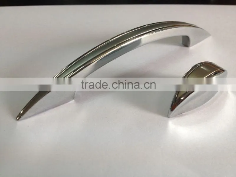 2016 China furniture hardware accessory kitchen cabinet brush zinc chrome pull