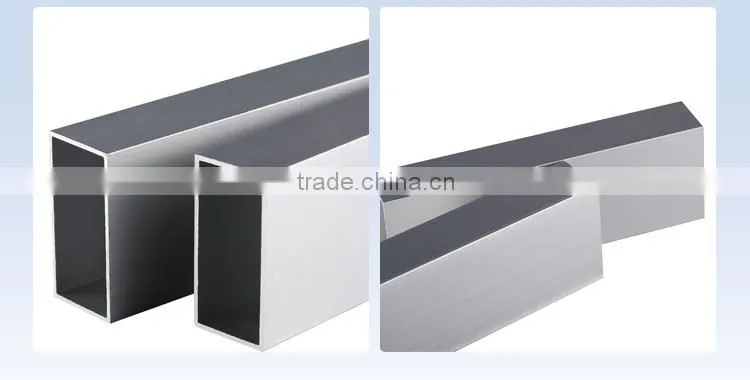 Customized 6063t5 powder coated industrial alloy aluminum extrusion profile