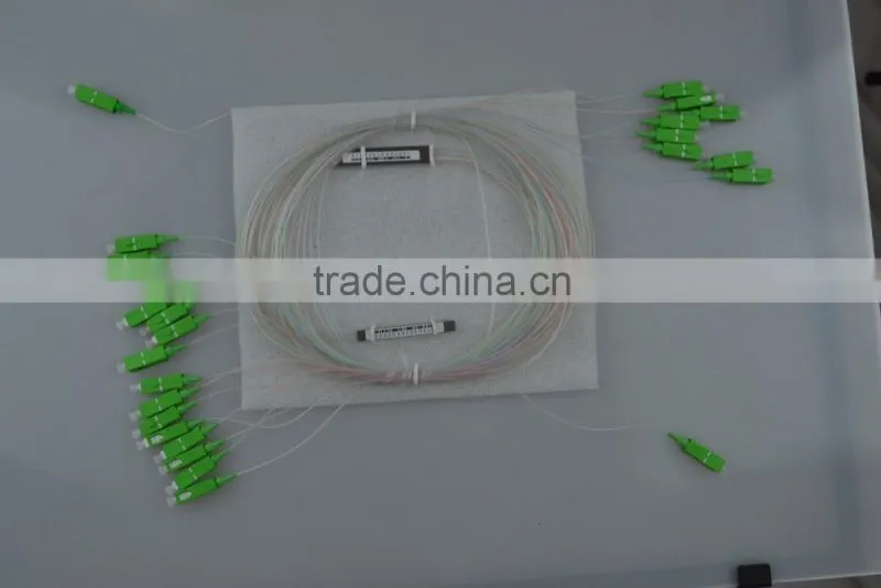 Bare Fiber FTTH Single Mode Optic PLC Coupler Splitter