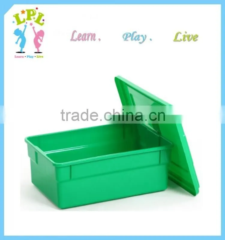 2016 colorful export north America food grade storage box plastic