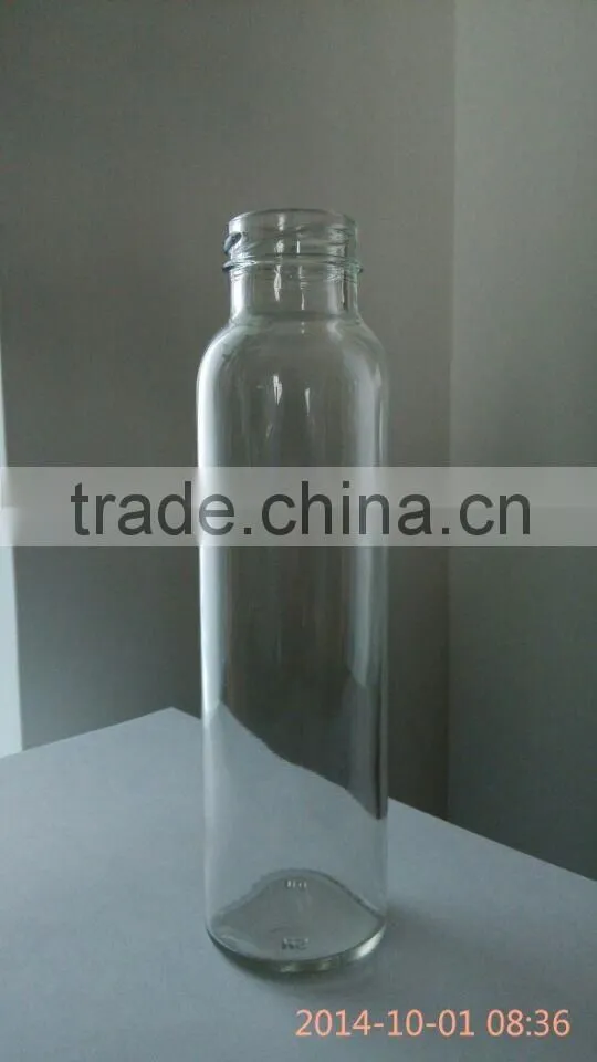 300ml flint color mineral water glass bottle