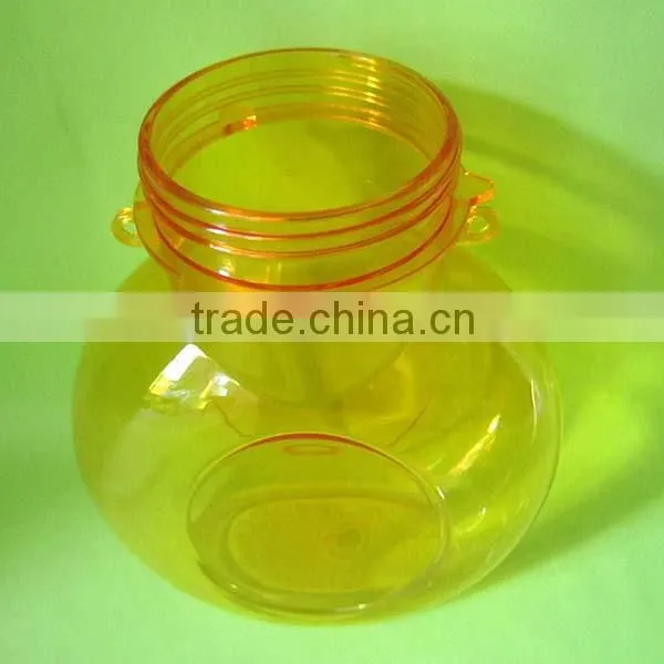 2014 New PCTG Trian Lemon Plastic Water Bottle for Fruit Juice Drinking BPA Free