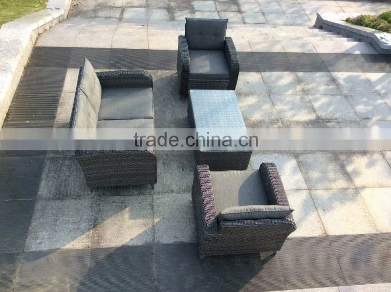 New Arrival Cheap All Weather Outdoor Garden Rattan Furniture Sofa Set