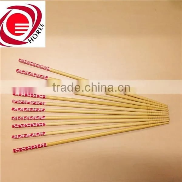 33CM long printed bamboo flatware chopsticks for home restaurant hotel and travelling